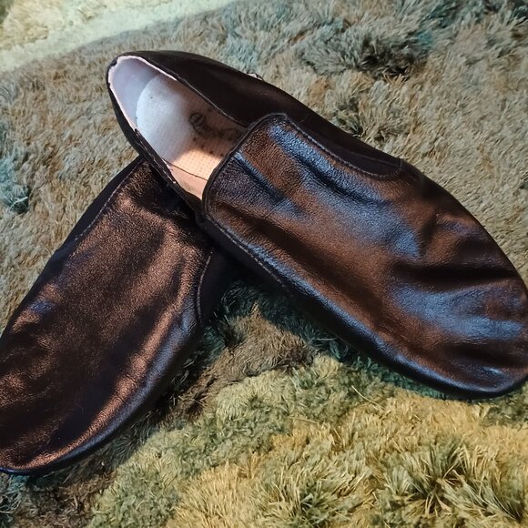 Dance now split sole leather shoes size 7 - Picture 1 of 2